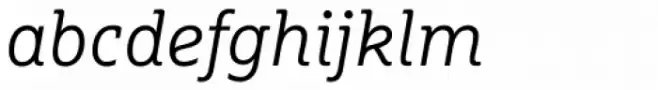 FF Marselis Slab OT Light Italic