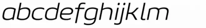 Geon Expanded Light Italic