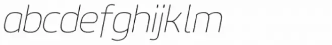 Geon Soft Thin Italic