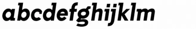Getho Semi Sans Extra Bold Italic