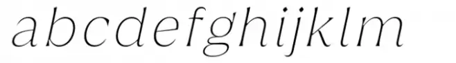 Griggs Thin Serif Slnt