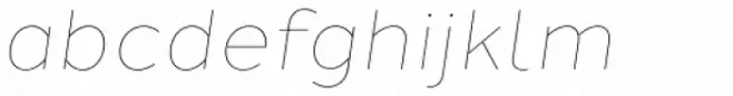 Halcom Thin Italic
