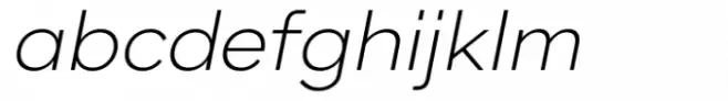 Handil Pro Extra Light Italic