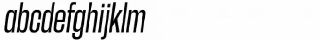 Herokid Regular Condensed Italic