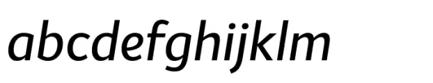 Honesty Sans Medium Italic