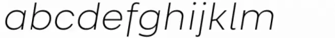 Inerta Extra Light Italic