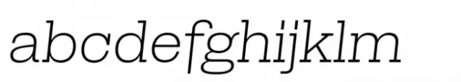 Isento Slab Light Italic