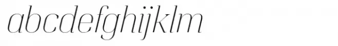 Italian Plate No5 Display Std Thin Italic