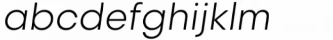 Izmir Light Italic
