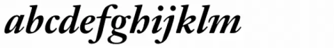 Janson Text 76 Bold Italic
