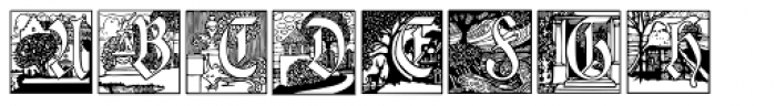 Jugendstil Initials