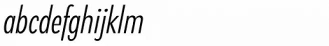 Klik Light Condensed Italic