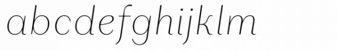 Layfort Thin Italic