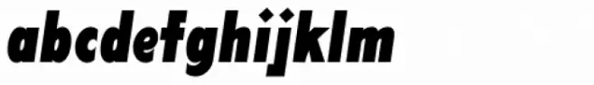 Lucifer Sans Compressed ExtraBold Italic