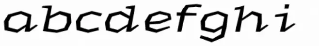 Macahe Expanded Regular Italic
