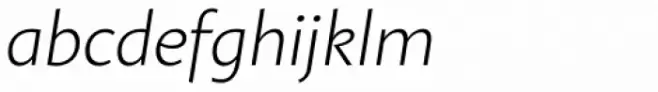 Mato Sans Extra Light Italic