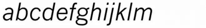 Monotype News Gothic Greek Inclined