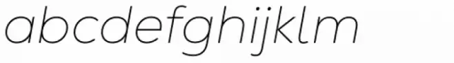 Nexa Text Thin Italic