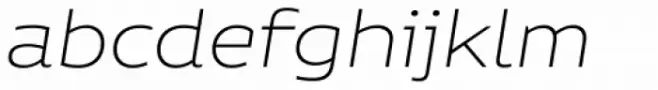 Niemeyer Ultra Light Italic