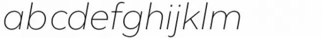 Nietos Extra Light Italic