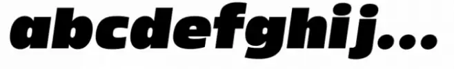 Nordt Slim ExtraBlack Italic
