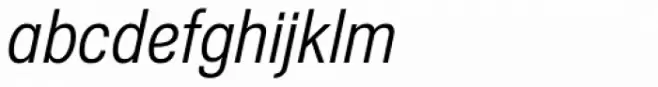 Nuber Next Regular Condensed Italic