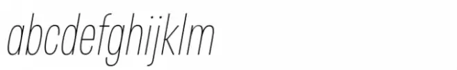 Otoiwo Grotesk Compressed Thin Italic