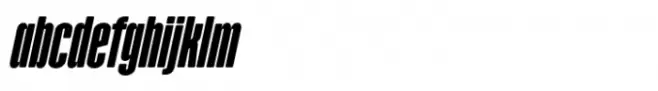 Pariphoom Compressed Black Italic