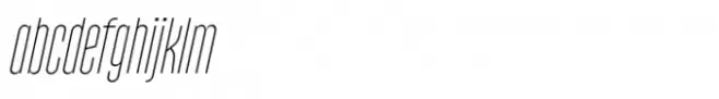 Pariphoom Compressed Thin Italic