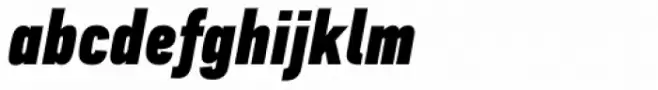PF DIN Text Comp Pro ExtraBlack Italic