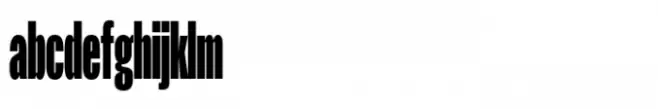 PG Gothique Compressed ExtraBold