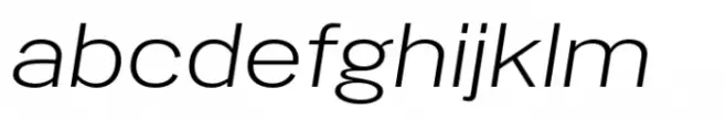 PG Gothique Extended Light Italic