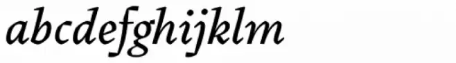 Pliego Book Italic