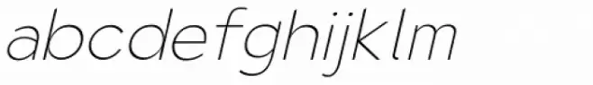 Quenbach Extra Light Italic