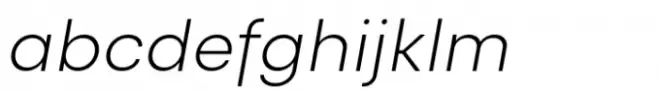 Recht Extra Light Italic
