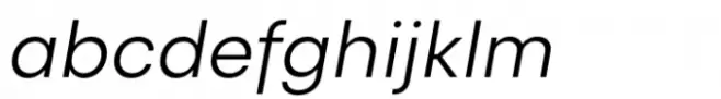 Recht Light Italic