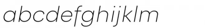 Recht Ultra Light Italic