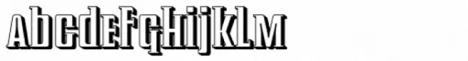 Redeye Serif Shadow