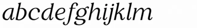 Restora Light Italic