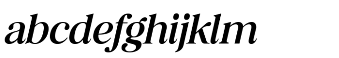 Retro Voice Medium Expanded One Italic
