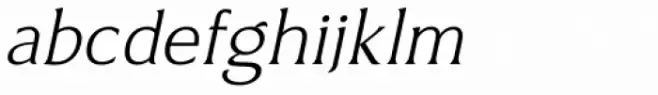Revans Light Italic