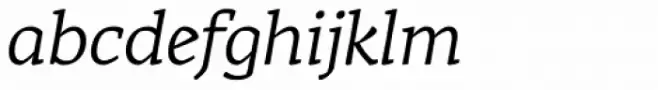 Rival Light Italic