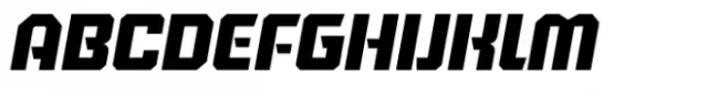 Running Back Block Italic
