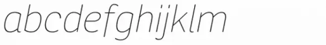 Segaon Soft Thin Italic
