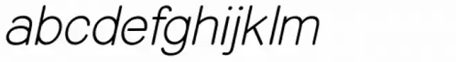 Shibui Light Italic