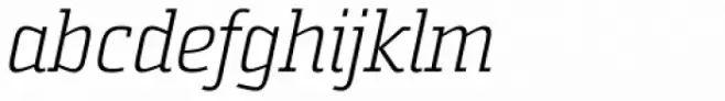 Sommet Slab Light Italic