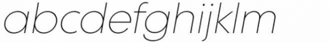 Supera Gothic Ultra Light Italic