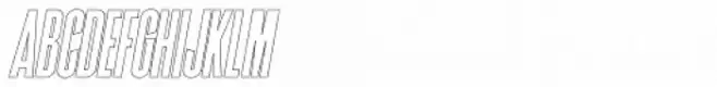 Superline Outline Italic
