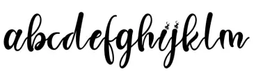 Sweet Christmas Monogram Regular