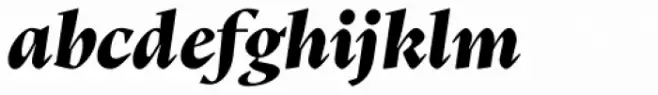 Teramo Display Extra Bold Italic